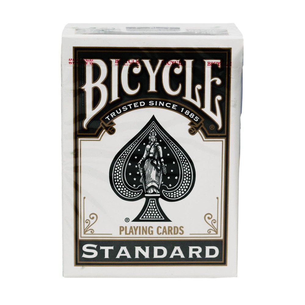 Bicycle Rider Standard keturios kortų kaladės (Juodos, raudonos) - OBUOLYS