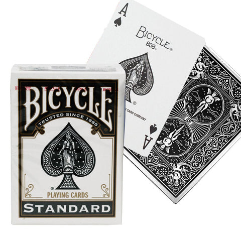 Bicycle Rider Standard keturios kortų kaladės (Juodos, raudonos) - OBUOLYS