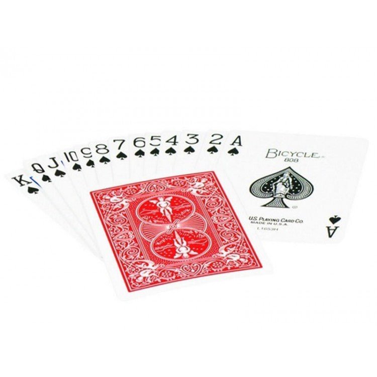 Bicycle Rider Standard pokerio kortos auksiniu apvadu (Raudonos) - OBUOLYS