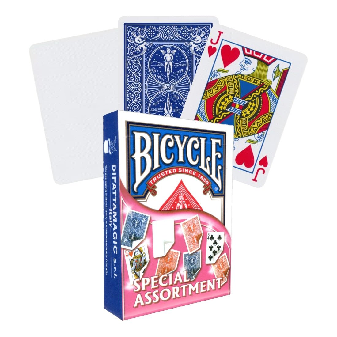 Bicycle Special Assortment kortų kaladė (mėlyna) - OBUOLYS