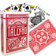 Bicycle Tally - Ho Fan back kortos (Raudonos) - OBUOLYS