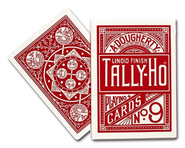 Bicycle Tally - Ho Fan back kortos (Raudonos) - OBUOLYS
