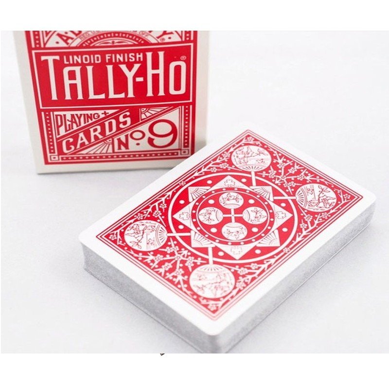 Bicycle Tally - Ho Fan back kortos (Raudonos) - OBUOLYS