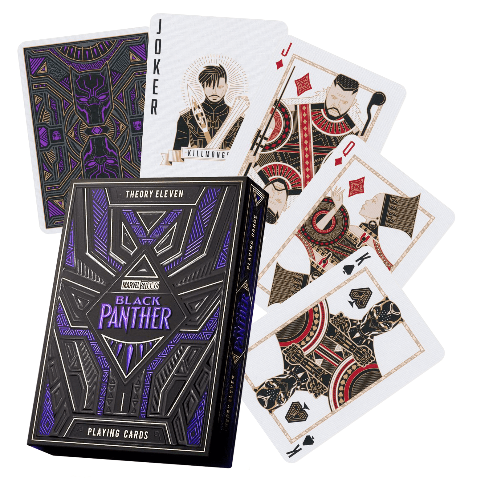 Black Panther žaidimo kortos Theory11 - OBUOLYS