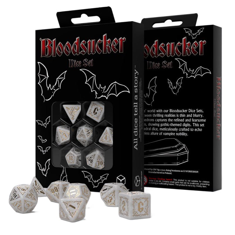 Bloodsucker Immortal RPG kauliukų rinkinys Q - WORKSHOP - OBUOLYS