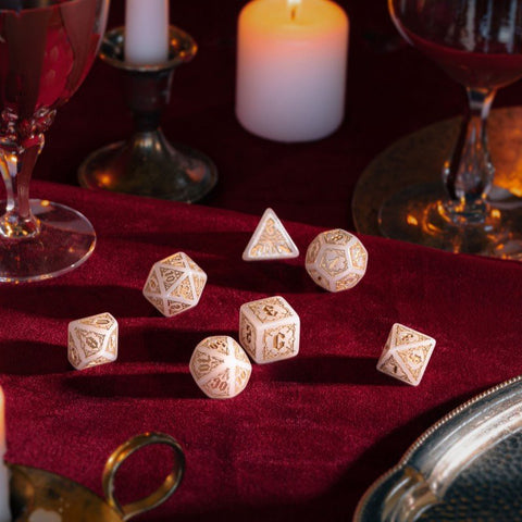 Bloodsucker Immortal RPG kauliukų rinkinys Q - WORKSHOP - OBUOLYS