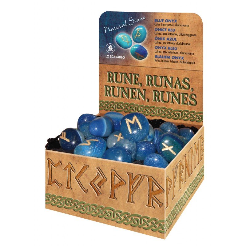 Blue Onyx Runos Lo Scarabeo - OBUOLYS