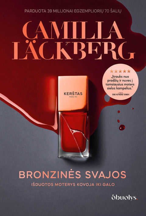 BRONZINĖS SVAJOS: detektyvų karalienė Camilla Läckberg sugrįžta su finaline Fei keršto serijos knyga - OBUOLYS