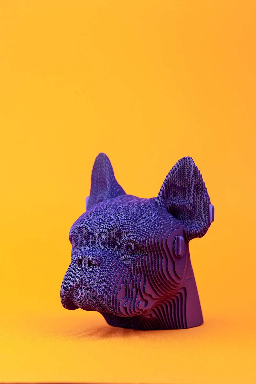 BULDOGAS: surenkama 3D dėlionė - skulptūra - OBUOLYS