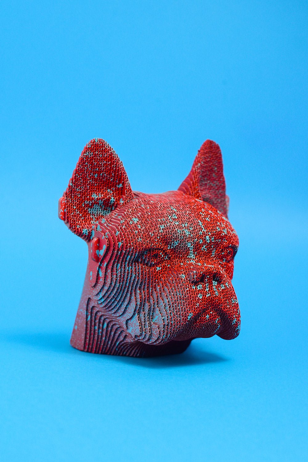 BULDOGAS: surenkama 3D dėlionė - skulptūra - OBUOLYS