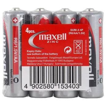 Maxell AA R6 4TAC Cinko anglies baterijos 4 vnt.