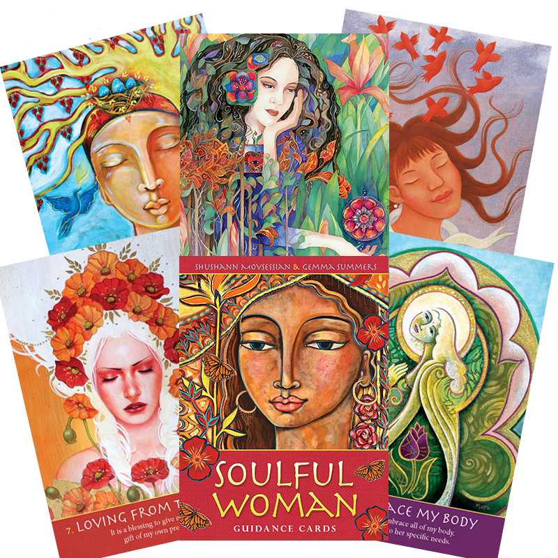 Soulful Woman Guidance Cards Blue Angel
