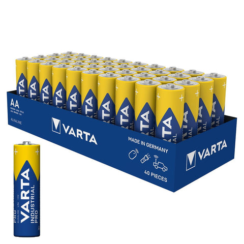 Varta AA Industrial Pro šarminės baterijos 40 vnt.