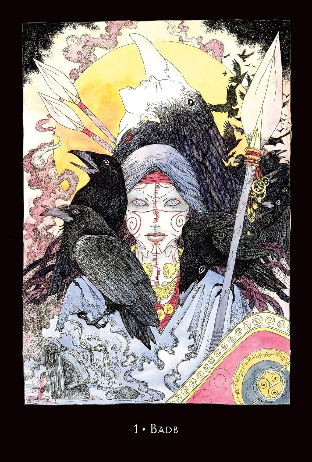Call of the Morrigan Oracle kortos Llewellyn - OBUOLYS