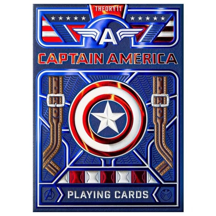 Captain America žaidimo kortos Theory11 - OBUOLYS