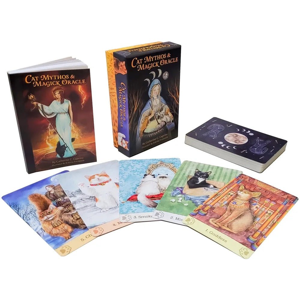 Cat Mythos & Magick Oracle kortos US Games Systems - OBUOLYS