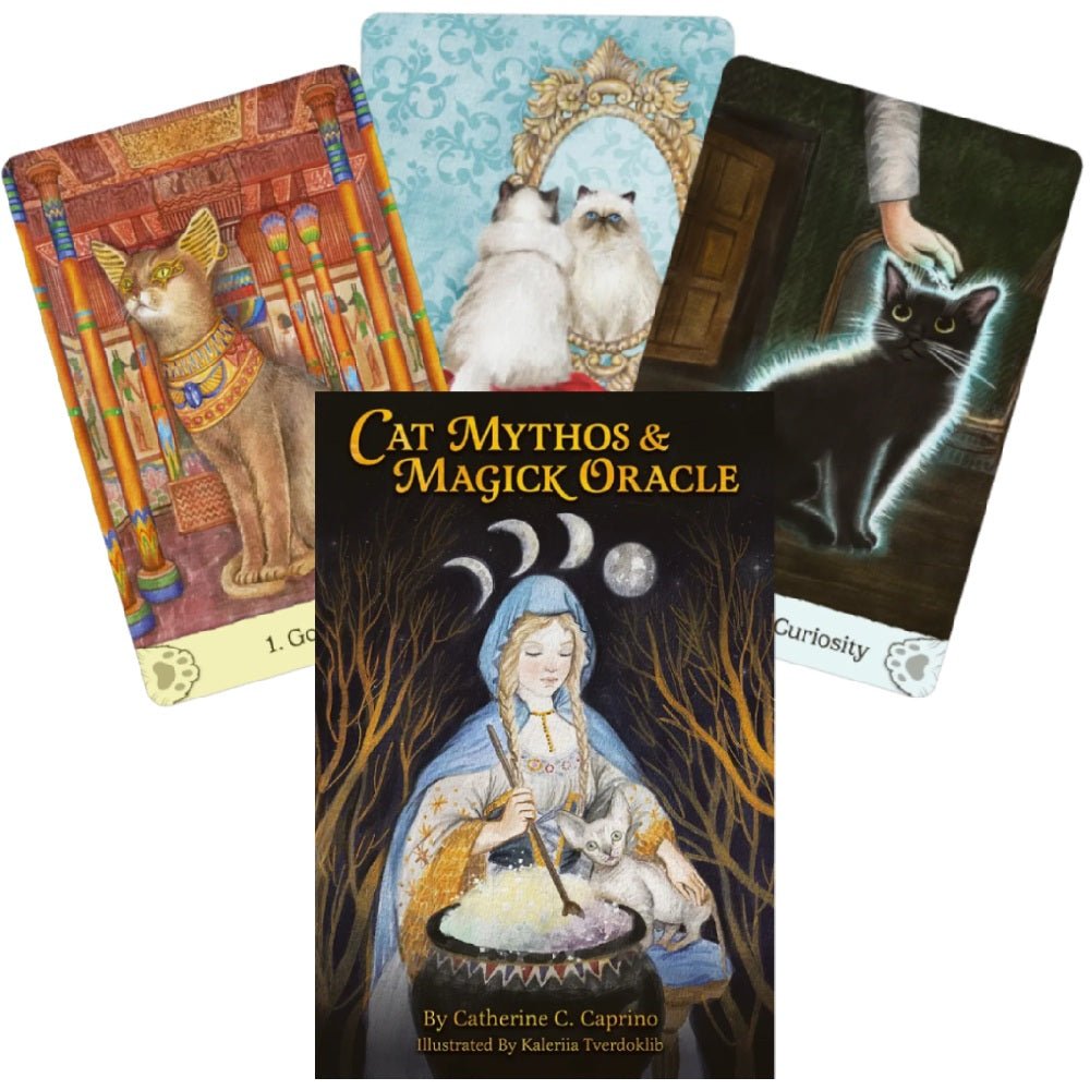 Cat Mythos & Magick Oracle kortos US Games Systems - OBUOLYS