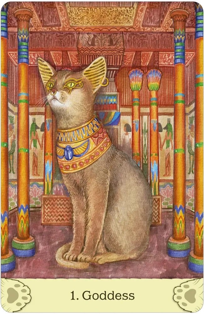 Cat Mythos & Magick Oracle kortos US Games Systems - OBUOLYS