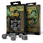 Celtic 3D Revised kauliukų rinkinys pilkos ir juodos spalvos - OBUOLYS