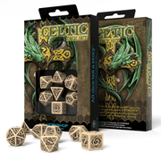 Celtic 3D Revised kauliukų rinkinys smėlio ir juodos spalvos - OBUOLYS