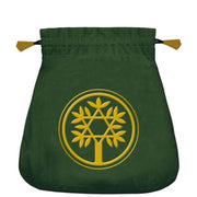 Celtic Tree satininis žalias maišelis kortoms Lo Scarabeo - OBUOLYS