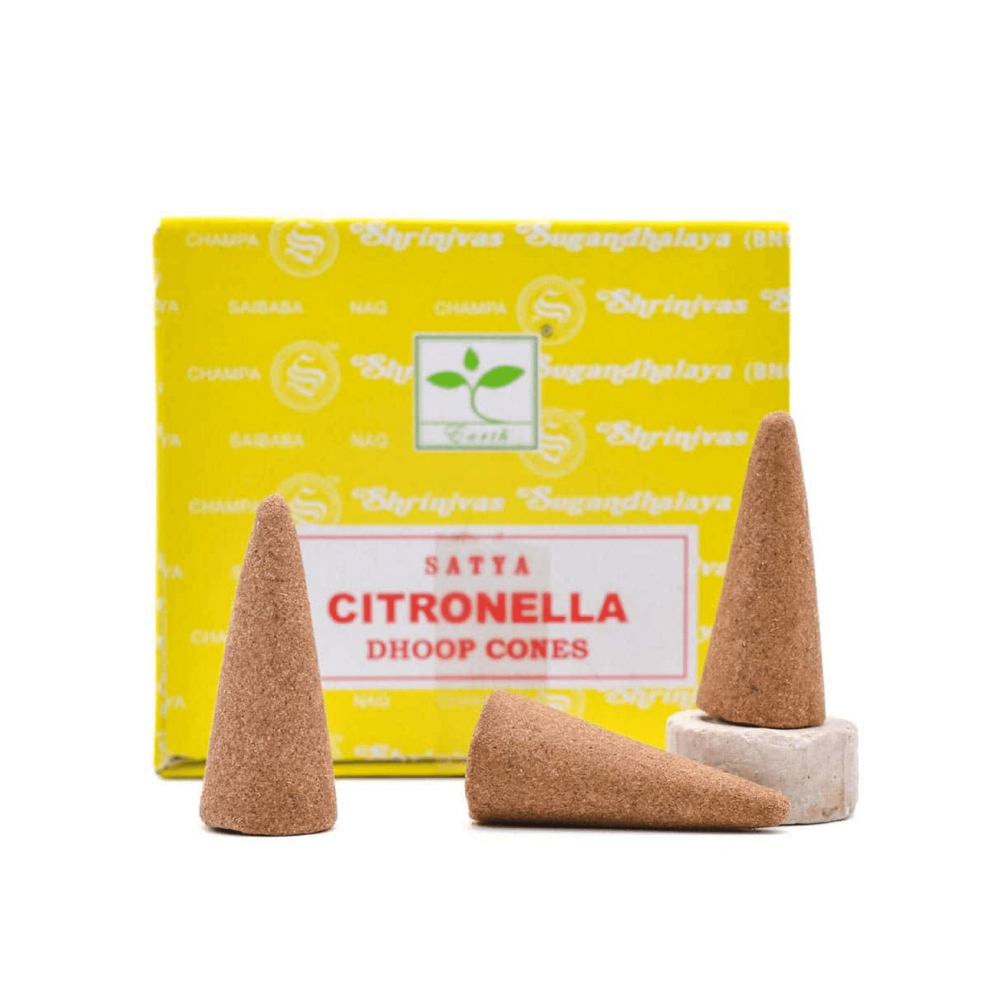 Citronella kūginiai smilkalai Satya - OBUOLYS
