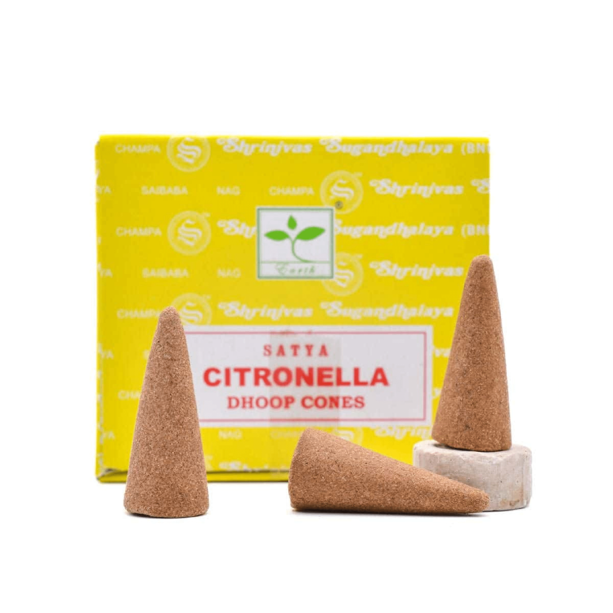 Citronella kūginiai smilkalai Satya - OBUOLYS