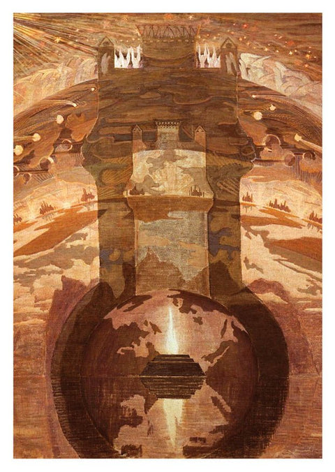 ČIURLIONIO ATVIRUKŲ RINKINYS: klasikinio meno įkvėptos dovanos + galimybė personalizuoti - OBUOLYS