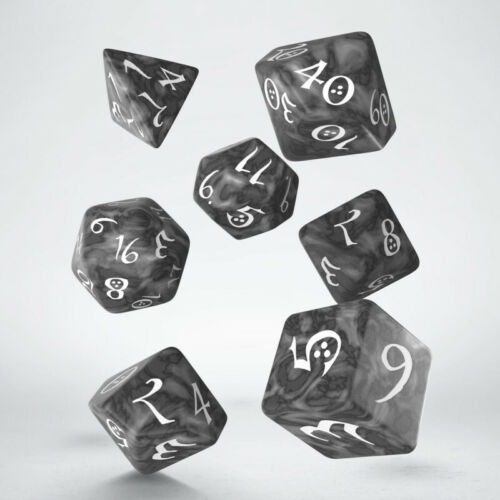 Classic RPG kauliukų rinkinys dūmų ir baltos sp - OBUOLYS