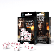Classic Runic kauliukų rinkinys baltos ir raudonos sp - OBUOLYS