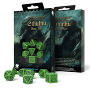 COC The Outer Gods Cthulhu kauliukų rinkinys žalios ir juodos spalvos - OBUOLYS
