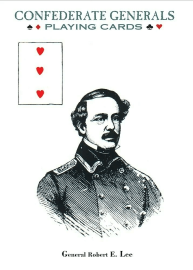 Confederate Generals žaidimo kortos - OBUOLYS