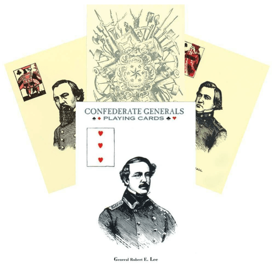 Confederate Generals žaidimo kortos - OBUOLYS