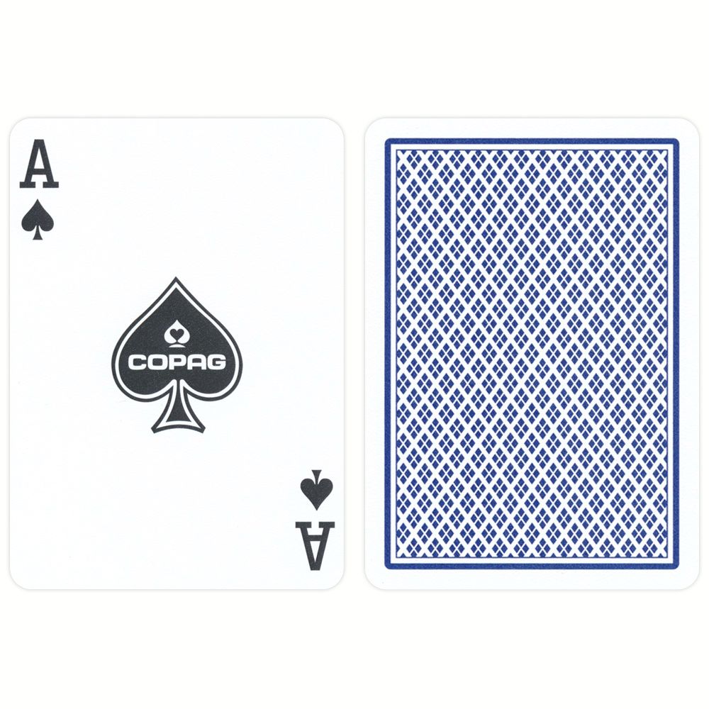 Copag 2 Corner žaidimo kortos (mėlynos) - OBUOLYS