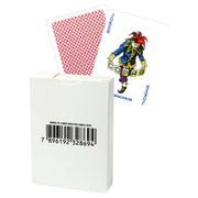 Copag 4 Corner Jumbo pokerio kortos baltoje dėžutėje (Raudonos) - OBUOLYS