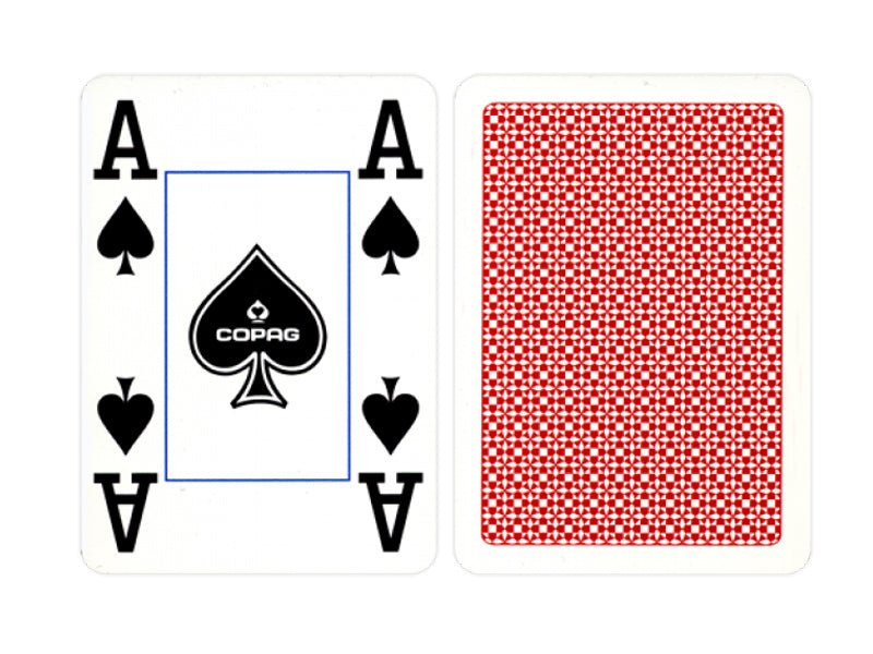 Copag 4 Corner pokerio kortos (Raudonos) - OBUOLYS