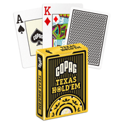 Copag Texas Holdem pokerio kortos (Juodos) - OBUOLYS