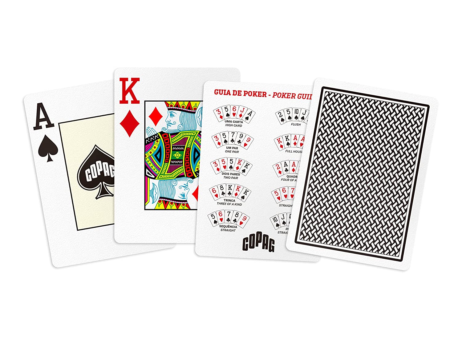 Copag Texas Holdem pokerio kortos (Juodos) - OBUOLYS