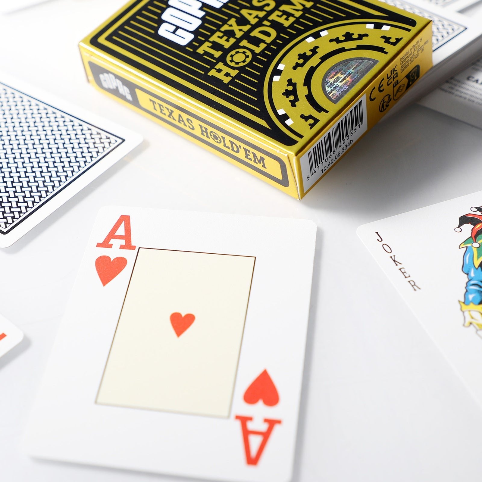 Copag Texas Holdem pokerio kortos (Juodos) - OBUOLYS