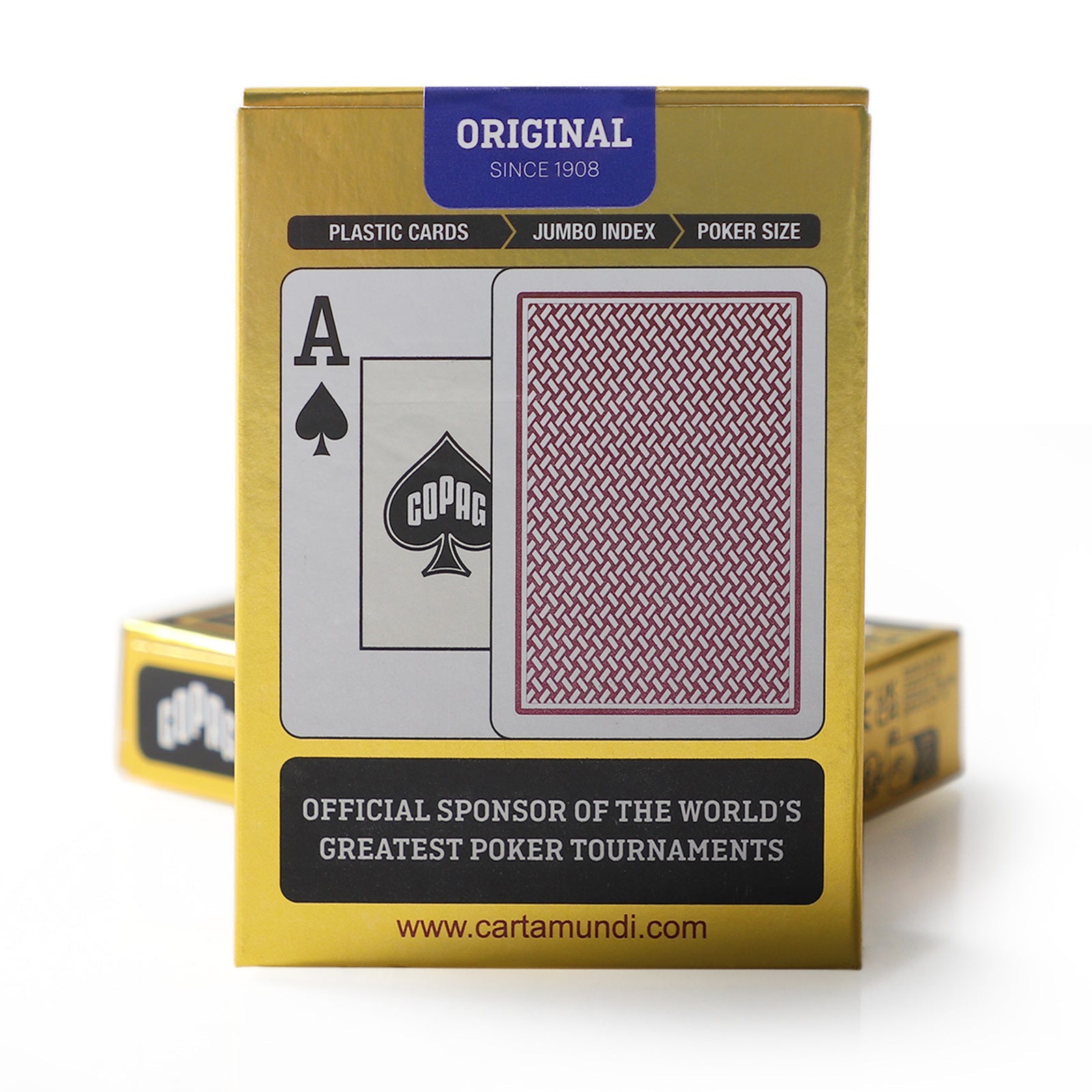 Copag Texas Holdem pokerio kortos (Raudonos) - OBUOLYS