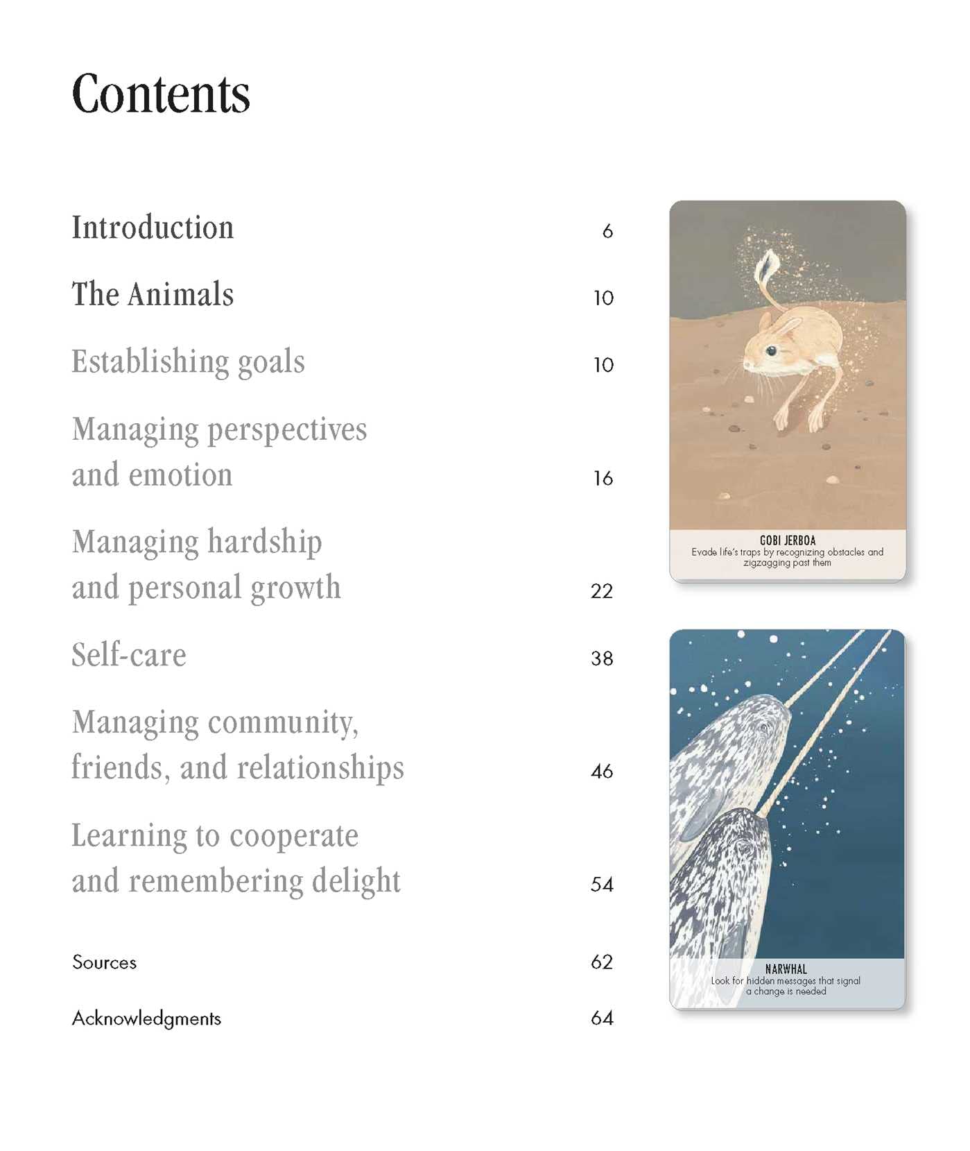 Unusual Animal Messages Oracle kortos Cico Books