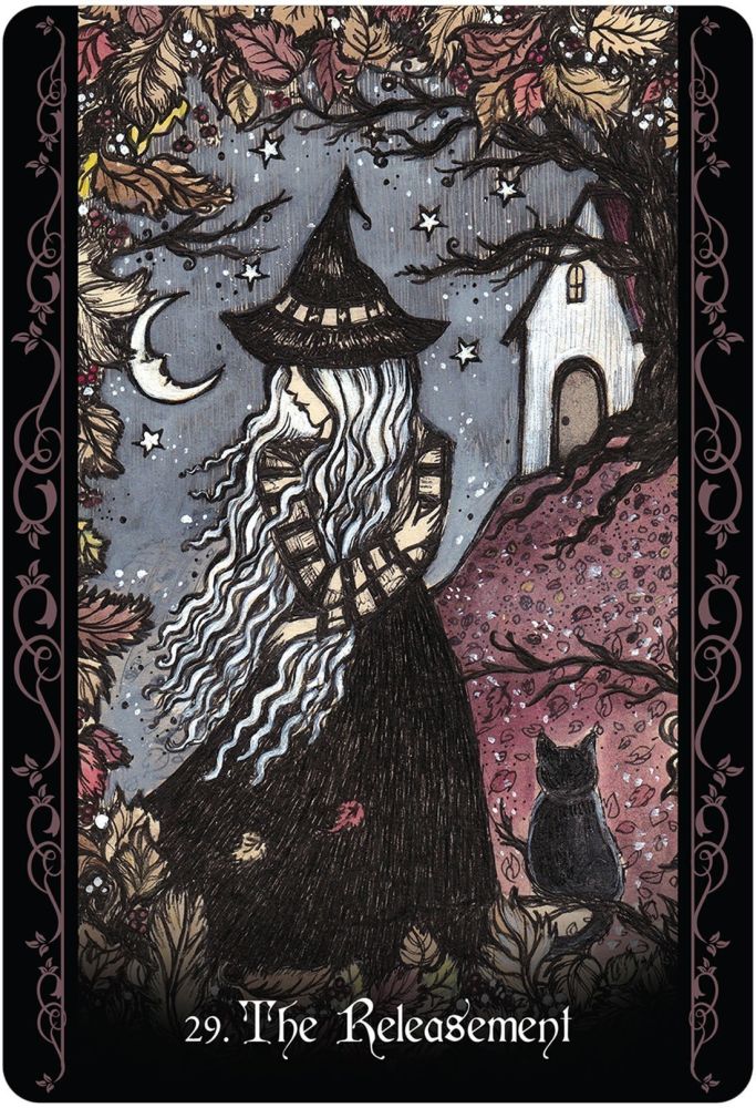 THE SOLITARY WITCH ORACLE: kortos laisvai, laukinei ir intuityviai sielai – orakulo kortos + knyga