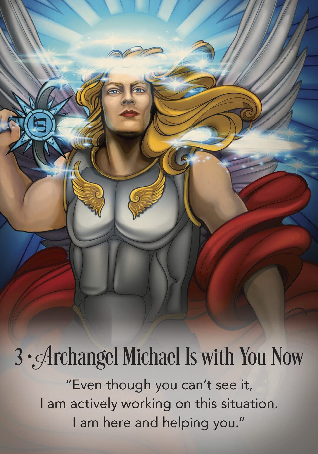 Archangel Michael Sword Of Light Oracle kortos Hay House