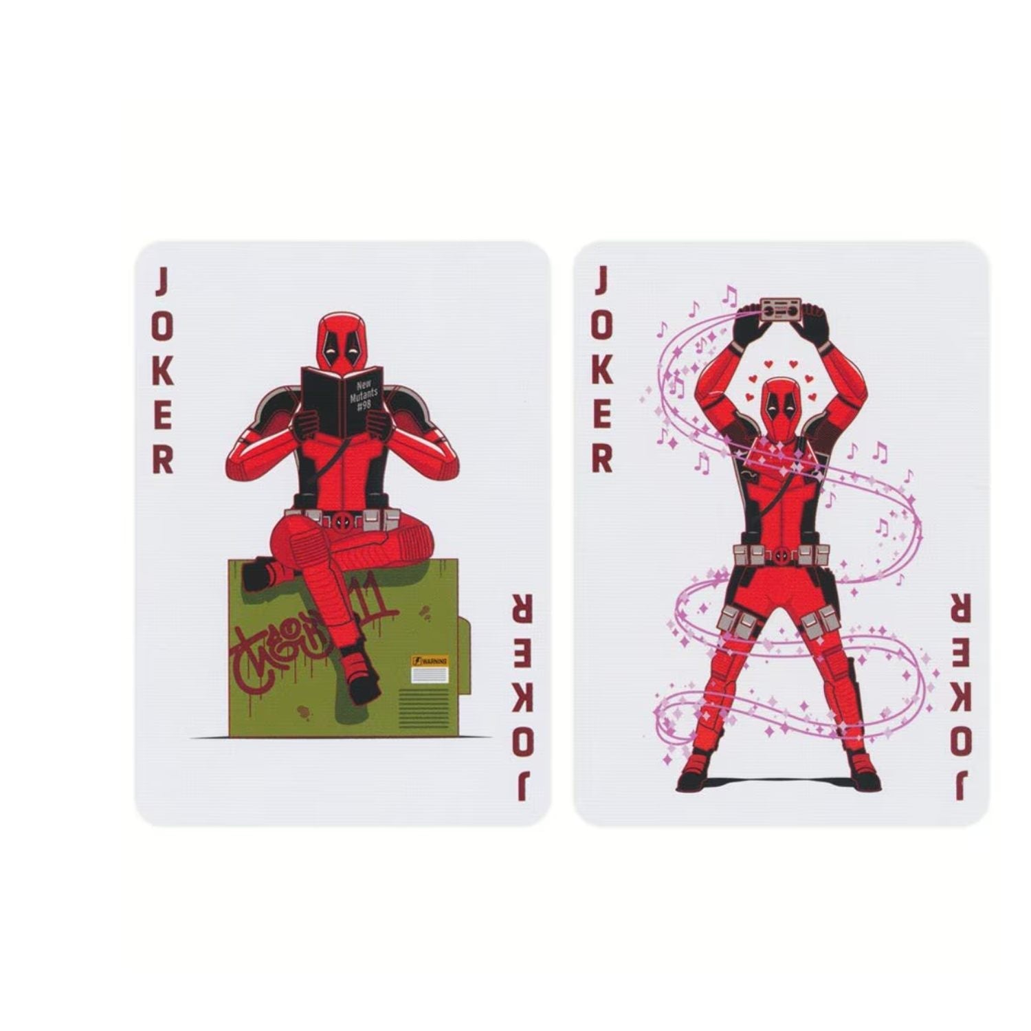 Deadpool žaidimo kortos Theory11 - OBUOLYS