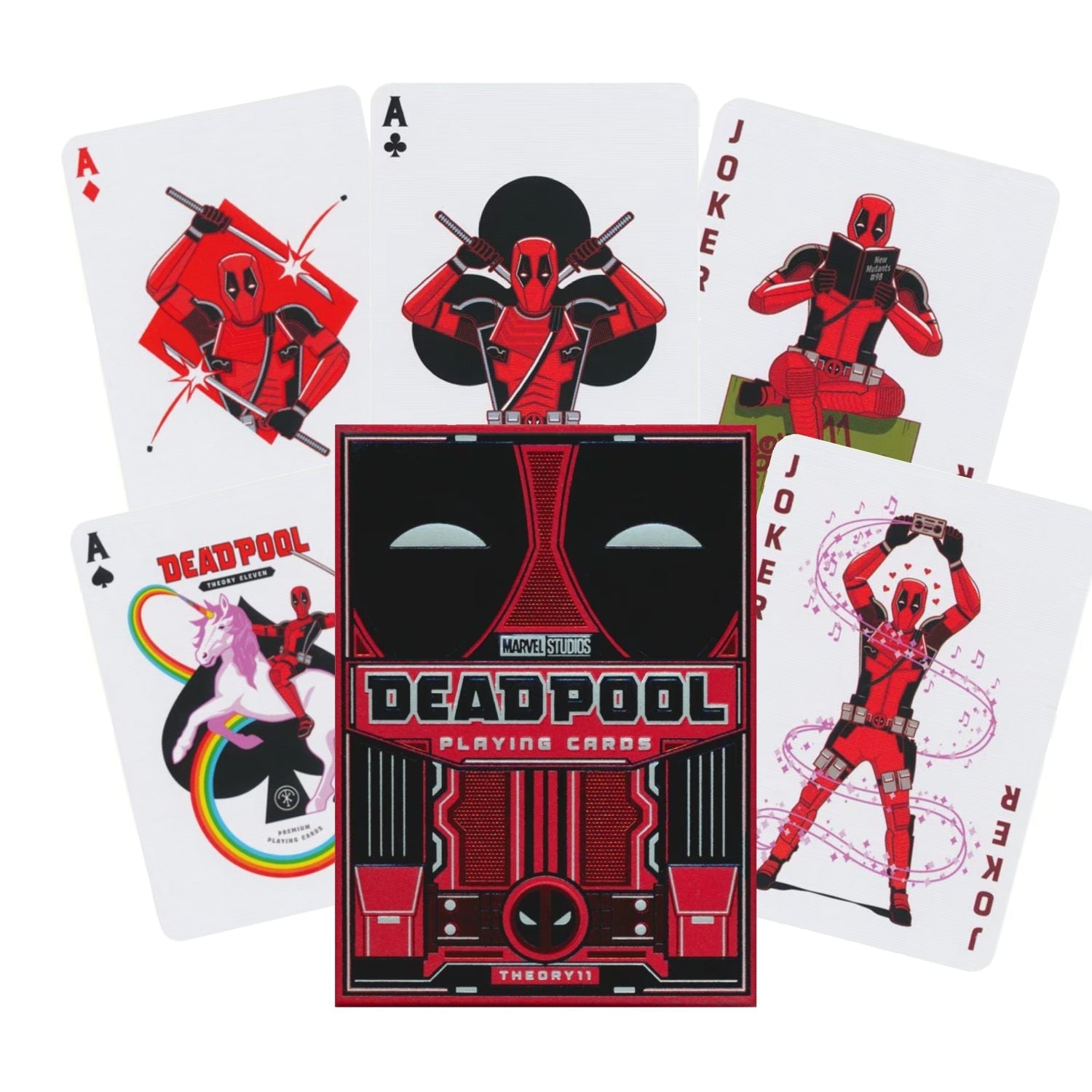 Deadpool žaidimo kortos Theory11 - OBUOLYS