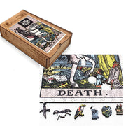 Death (Rider–Waite) Dėlionė Iš Medžio (250 detalių) Fantasy Puzzles - OBUOLYS