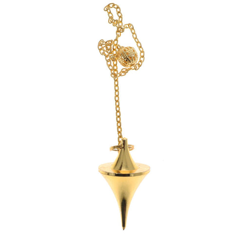 Deluxe Gold Cone Pendulum Švytuoklė Lo Scarabeo - OBUOLYS