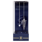 Deluxe Silver Spiral Pendulum Švytuoklė Lo Scarabeo - OBUOLYS