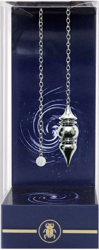 Deluxe Silver Wisdom Chamber Pendulum Švytuoklė Lo Scarabeo - OBUOLYS