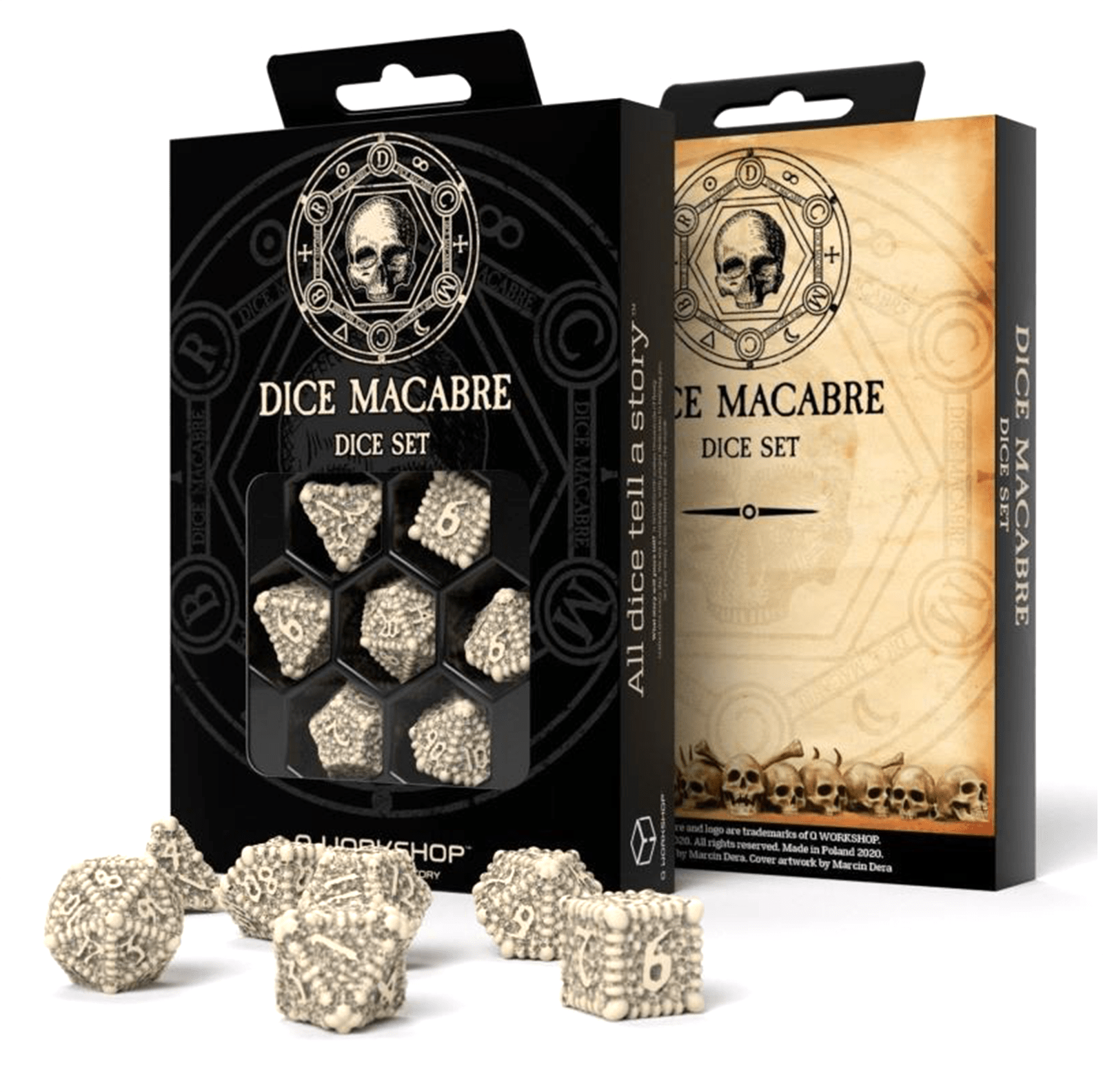 Dice Macabre kauliukų rinkinys - OBUOLYS